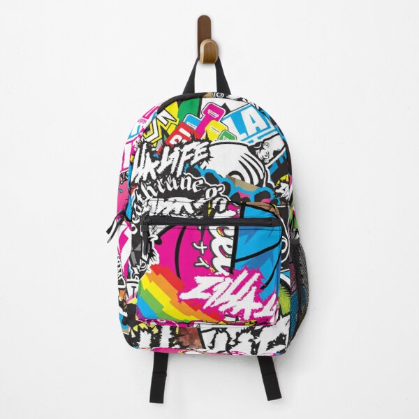 Detail Sticker Bomb Backpack Nomer 30