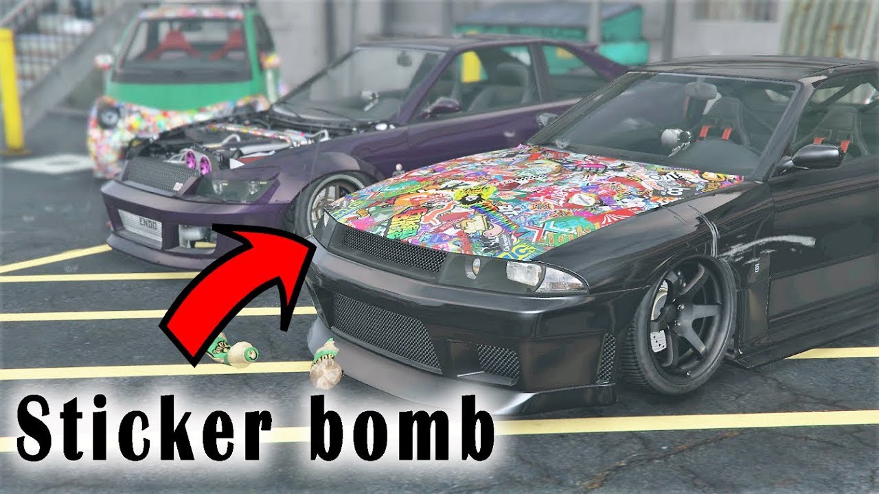 Detail Sticker Bomb Car Gta 5 Nomer 6