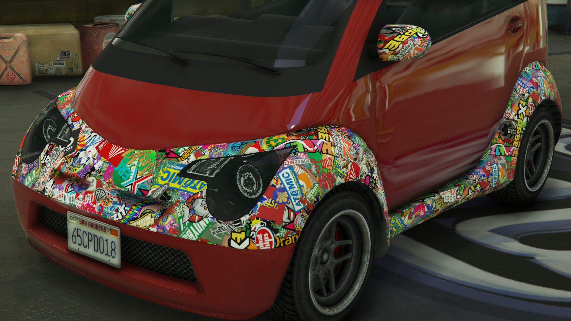 Detail Sticker Bomb Car Gta 5 Nomer 56