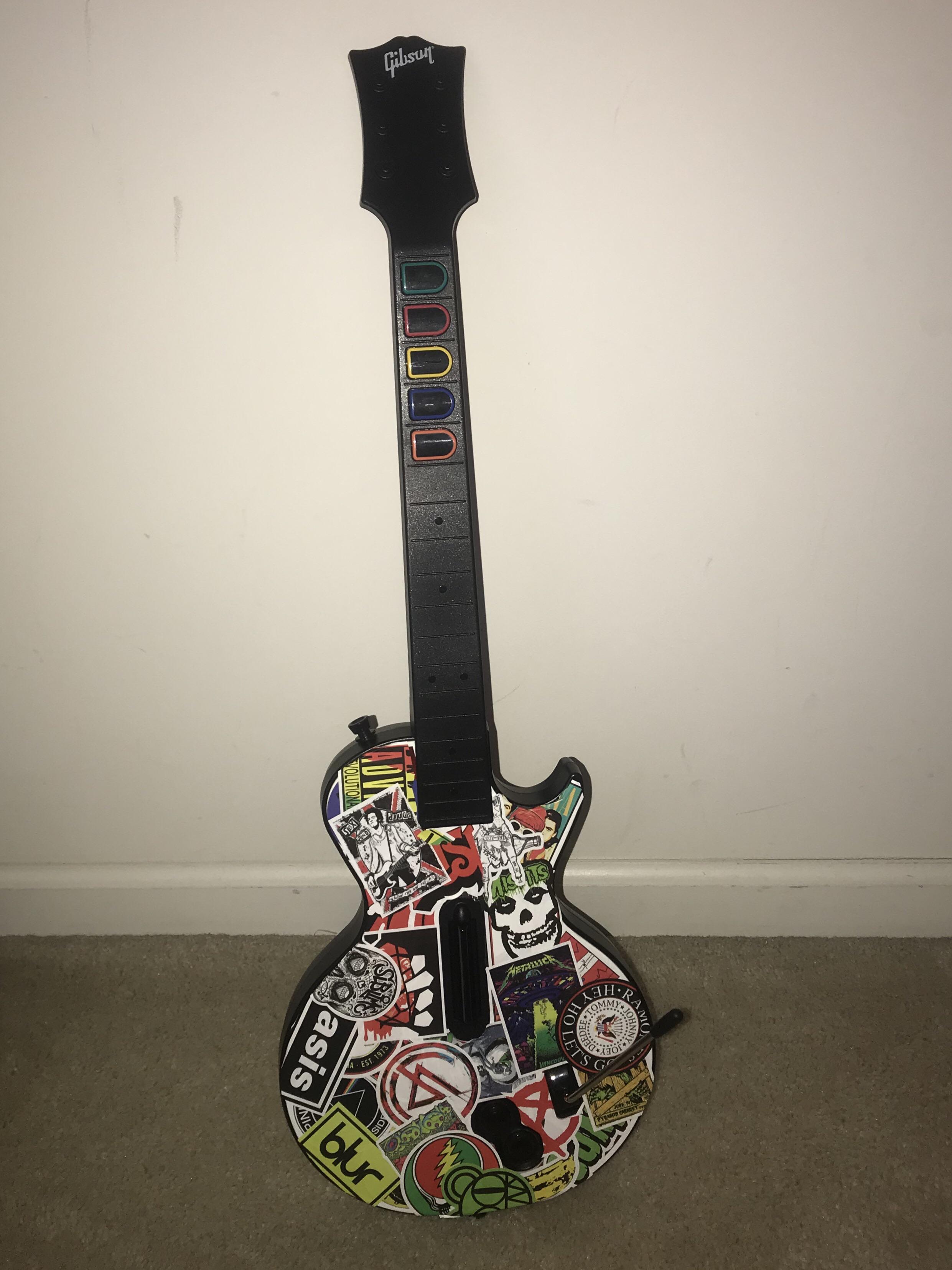 Detail Sticker Bomb Guitar Nomer 30