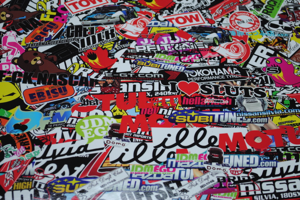 Detail Sticker Bomb Jdm Nomer 44