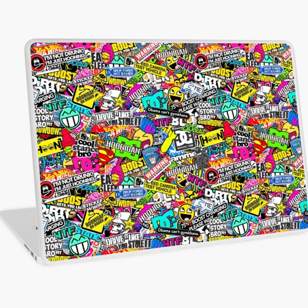 Detail Sticker Bomb Macbook Pro Nomer 41