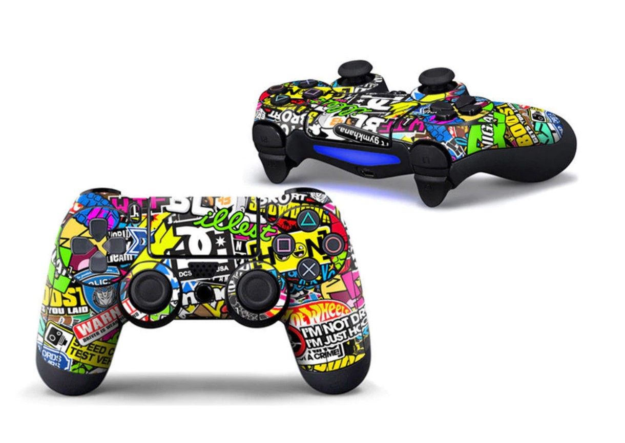 Detail Sticker Bomb Ps4 Skin Nomer 34