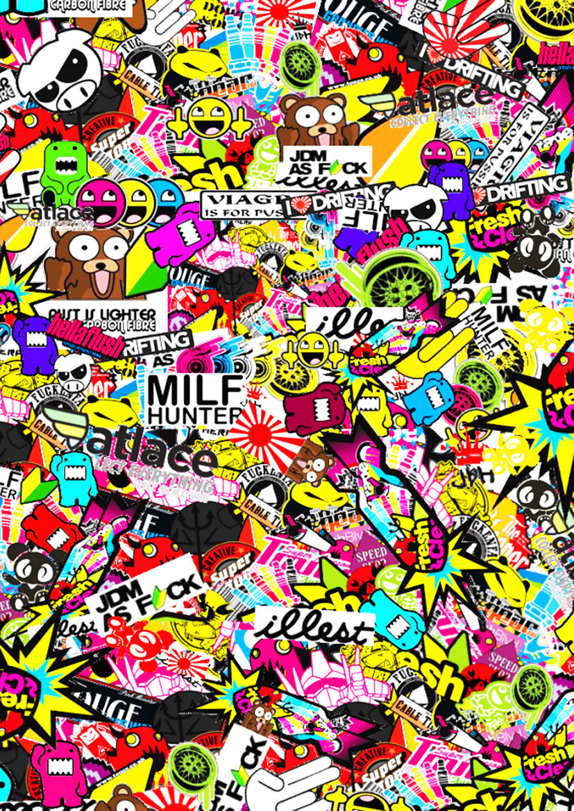 Detail Sticker Bomb Wallpaper Hd Nomer 19