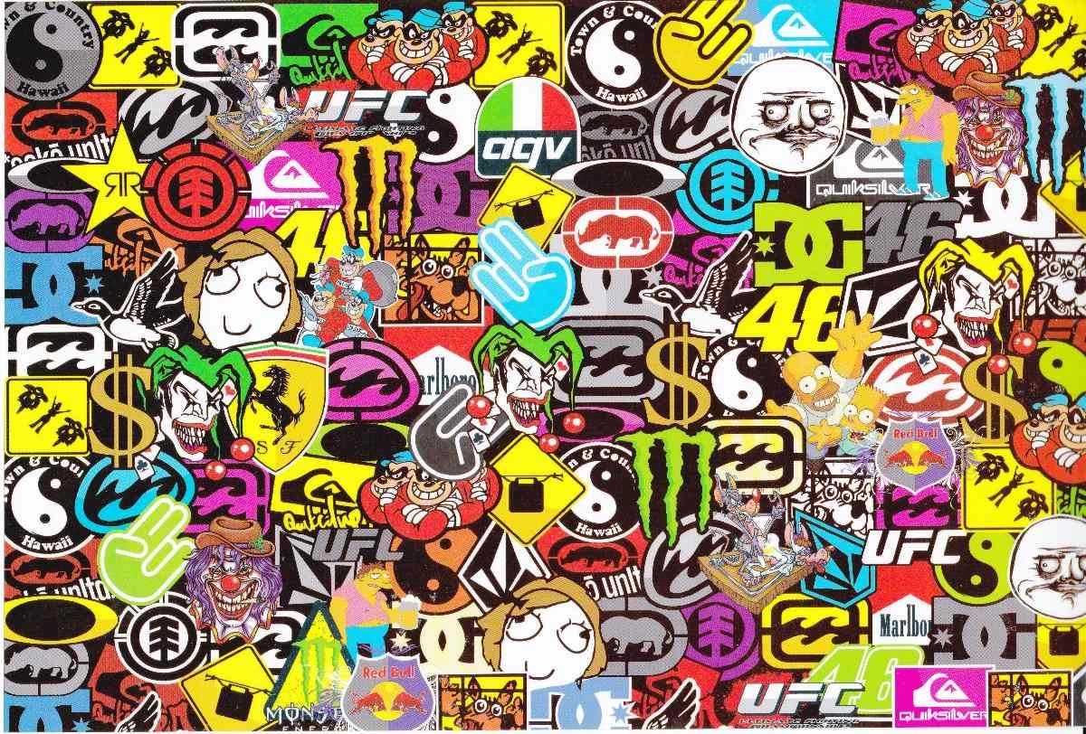 Detail Sticker Bomb Wallpapers Nomer 14