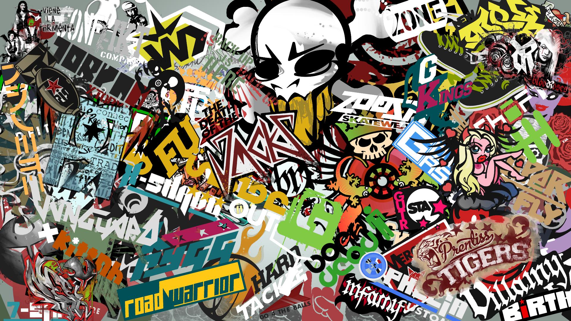 Detail Sticker Bomb Wallpapers Nomer 17