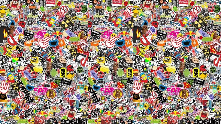 Detail Sticker Bomb Wallpapers Nomer 18