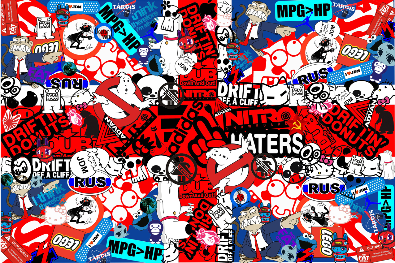 Detail Sticker Bomb Wallpapers Nomer 22