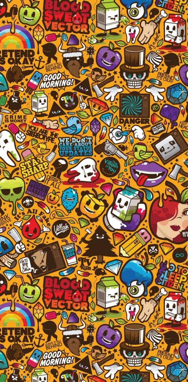 Detail Sticker Bomb Wallpapers Nomer 25