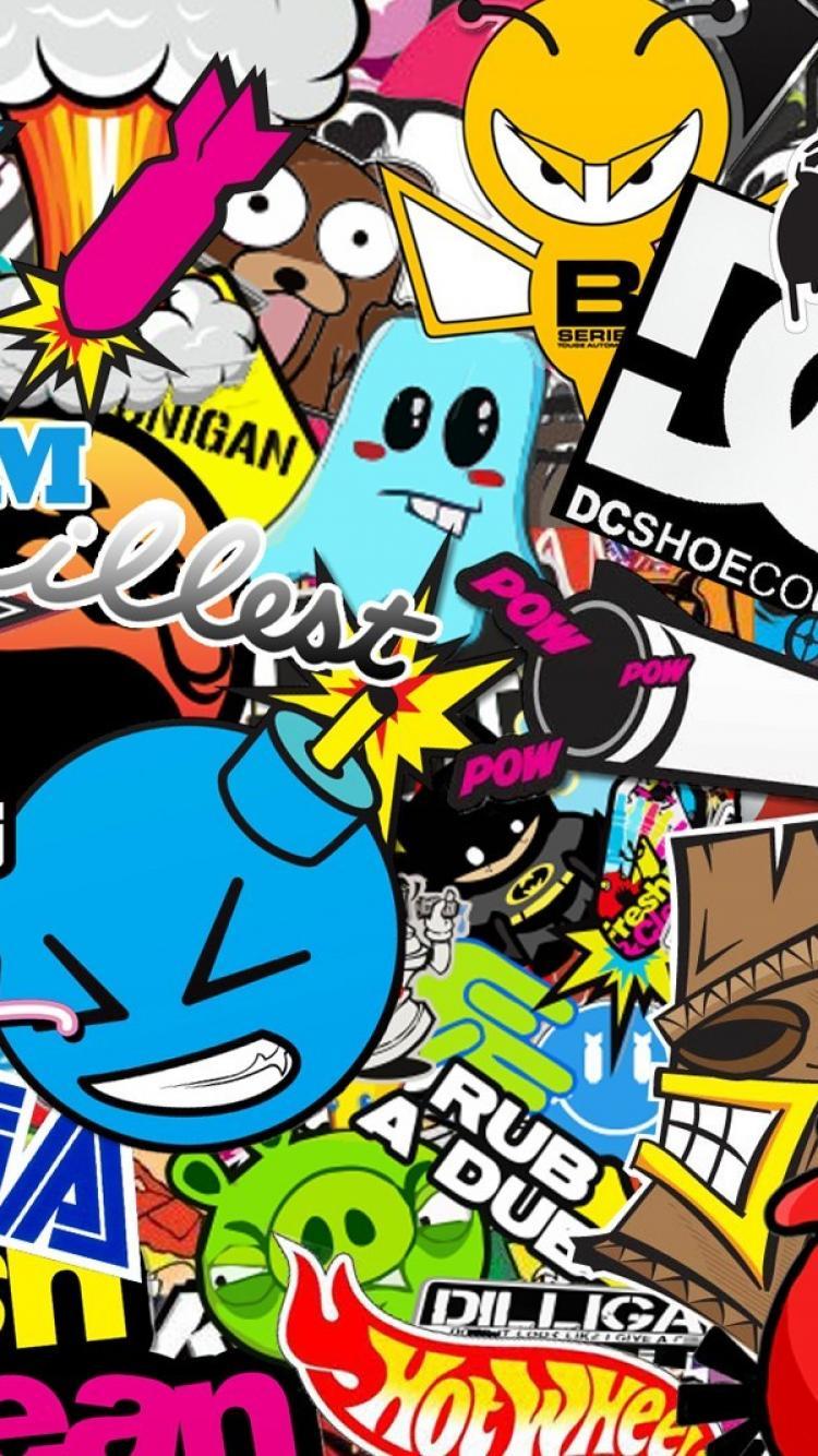 Detail Sticker Bomb Wallpapers Nomer 34