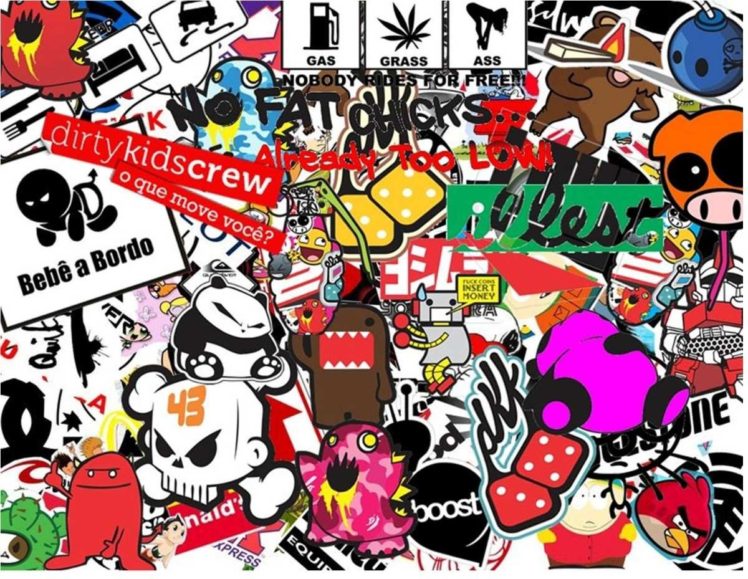 Detail Sticker Bomb Wallpapers Nomer 40