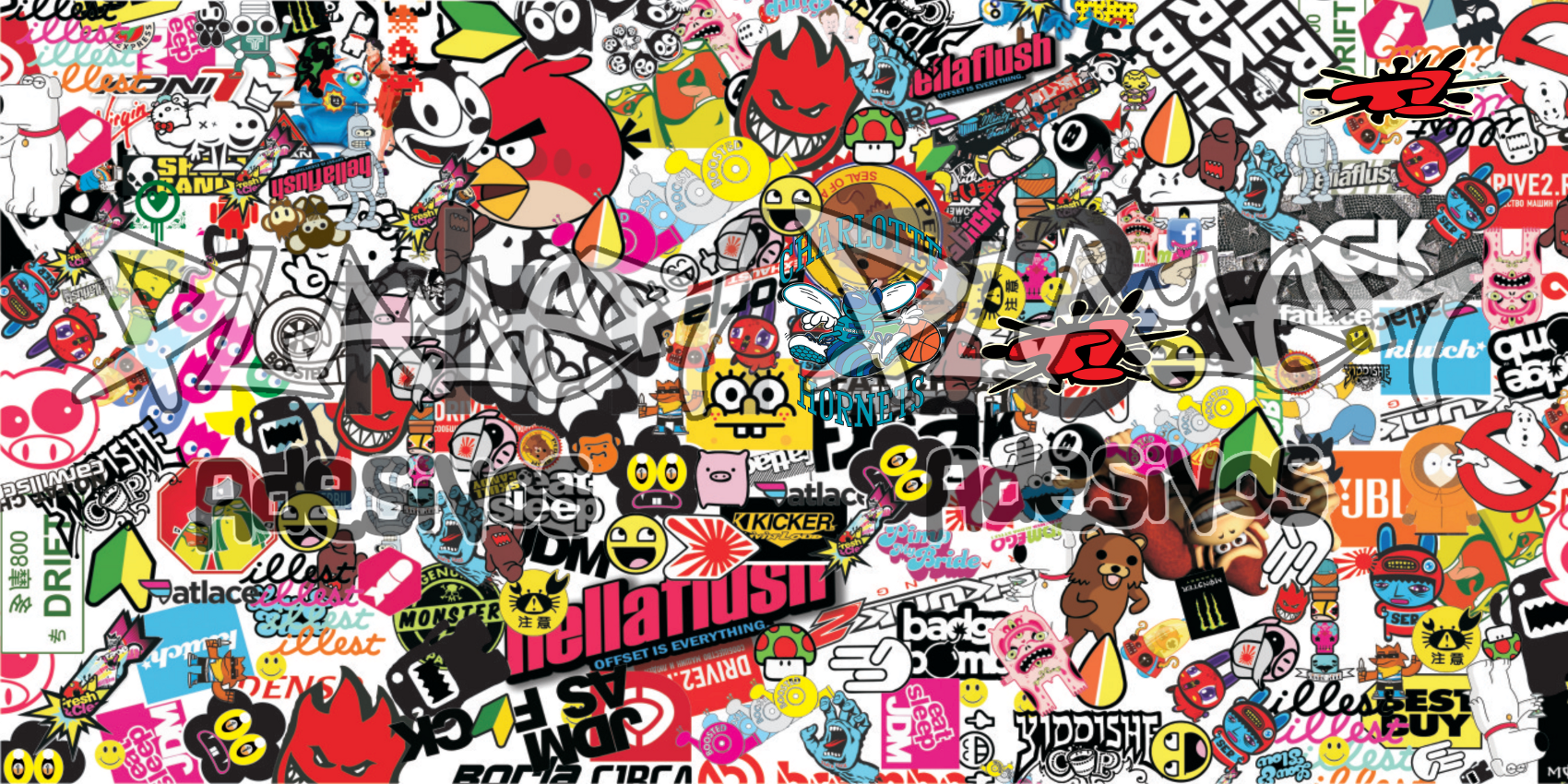 Detail Sticker Bomb Wallpapers Nomer 48