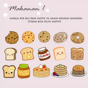 Detail Sticker Gambar Makanan Kartun Nomer 39