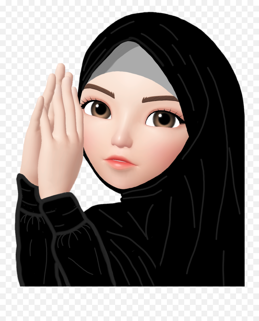 Detail Sticker Iphone Emoji Hijab Nomer 40