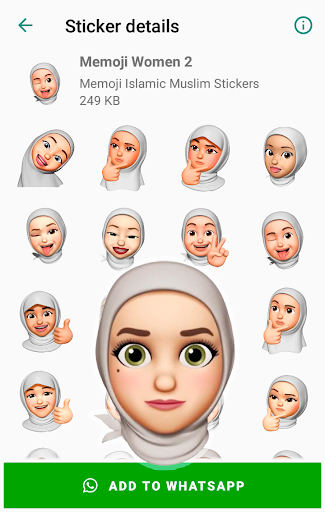 Detail Sticker Iphone Emoji Hijab Nomer 41