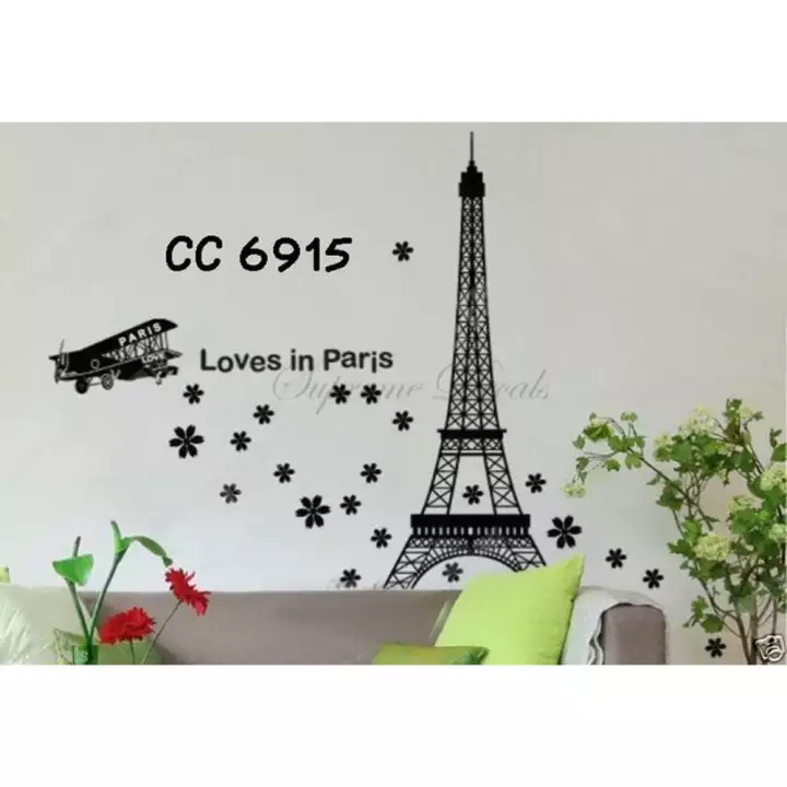 Detail Sticker Menara Eiffel Nomer 18