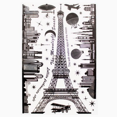 Detail Sticker Menara Eiffel Nomer 23