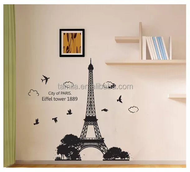 Detail Sticker Menara Eiffel Nomer 29