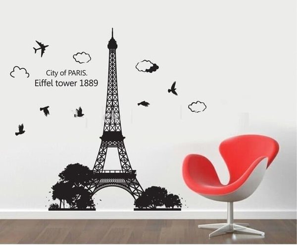 Detail Sticker Menara Eiffel Nomer 34