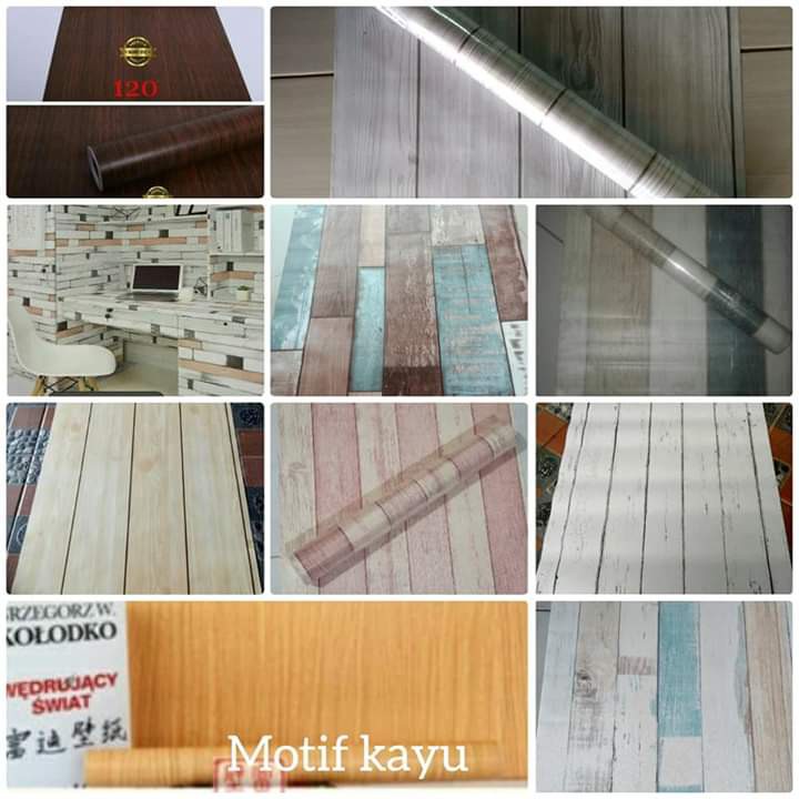 Detail Sticker Motif Kayu Nomer 21