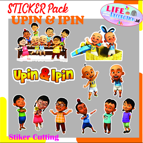 Detail Sticker Upin Dan Ipin Nomer 8