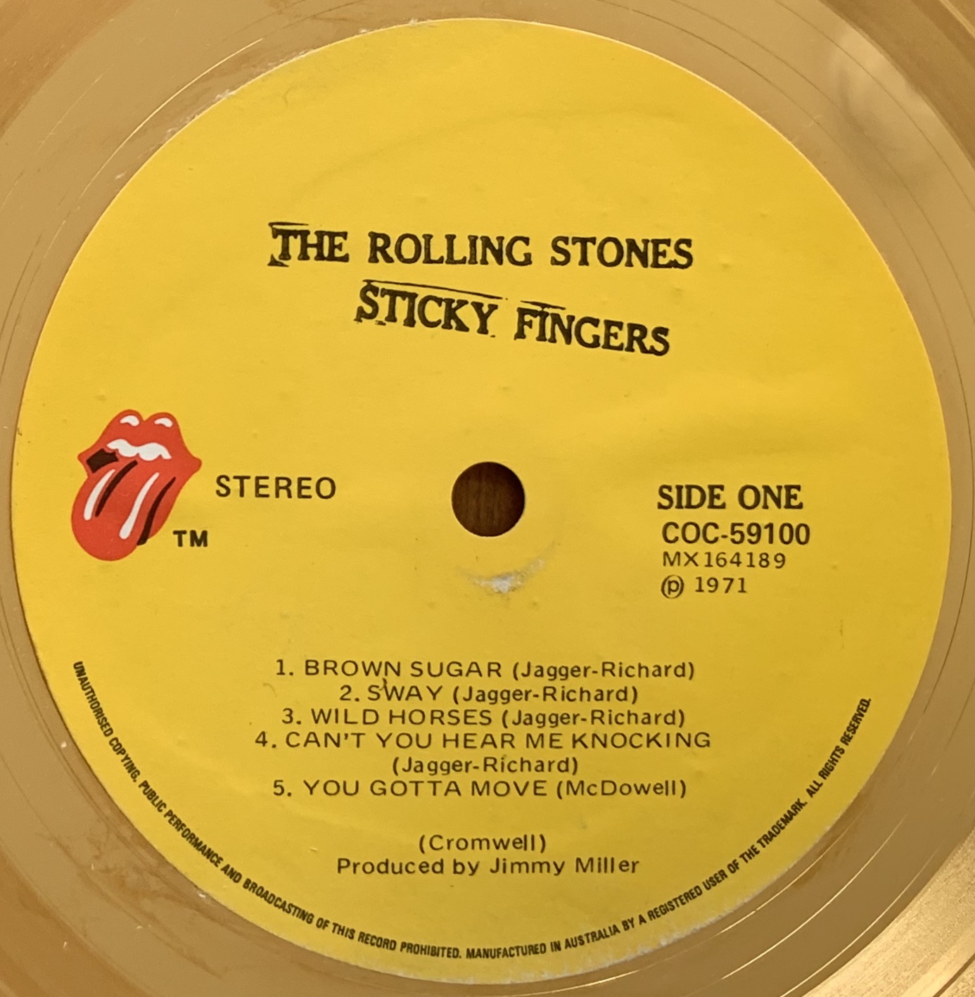 Detail Sticky Fingers Vinyl Ebay Nomer 26