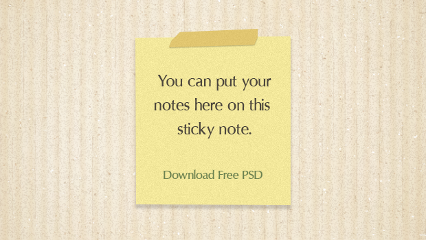 Detail Sticky Note Psd Nomer 4