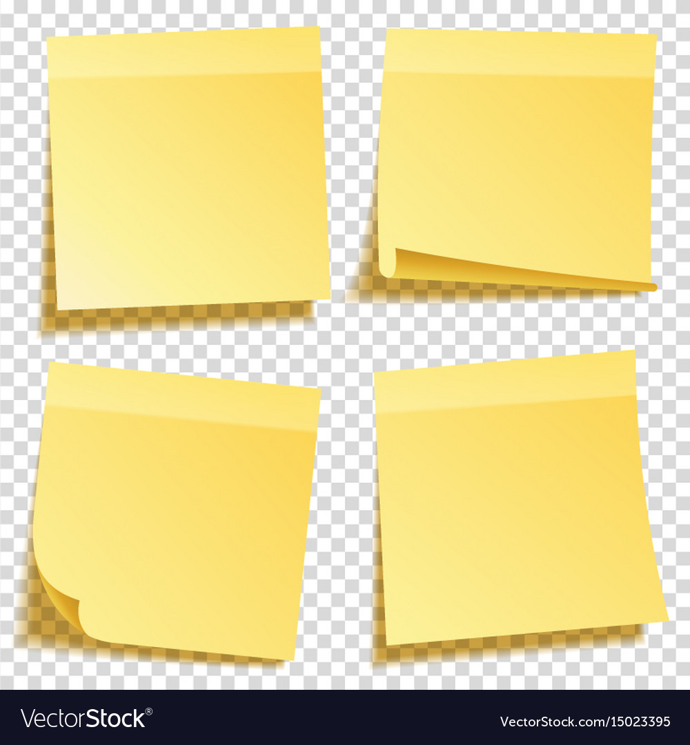 Detail Sticky Note Vector Png Nomer 24