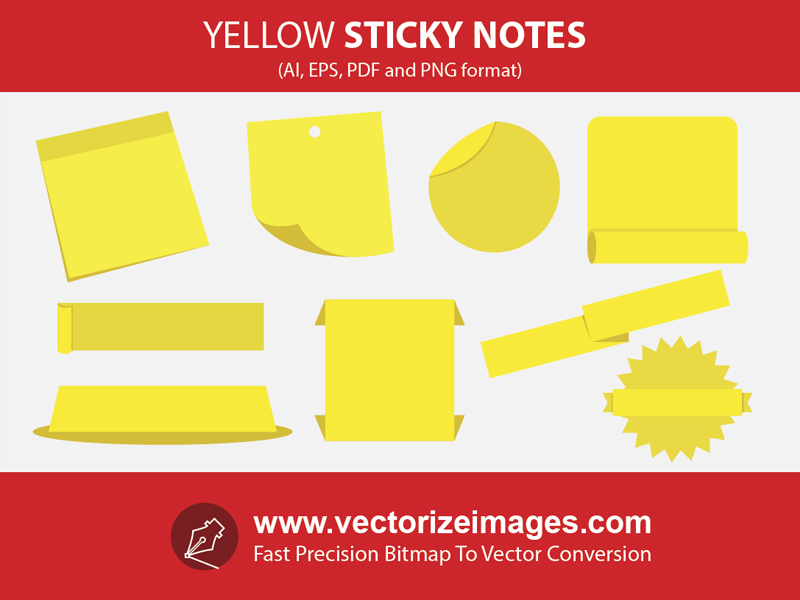 Detail Sticky Note Vector Png Nomer 45