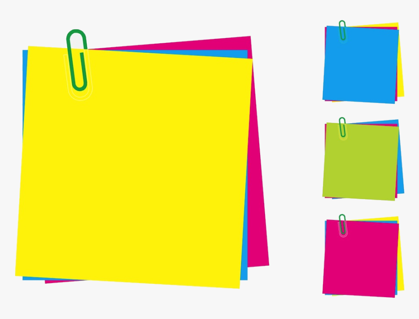 Detail Sticky Notes Clipart Nomer 12