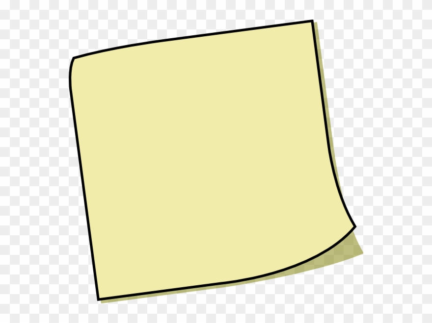 Detail Sticky Notes Clipart Nomer 5