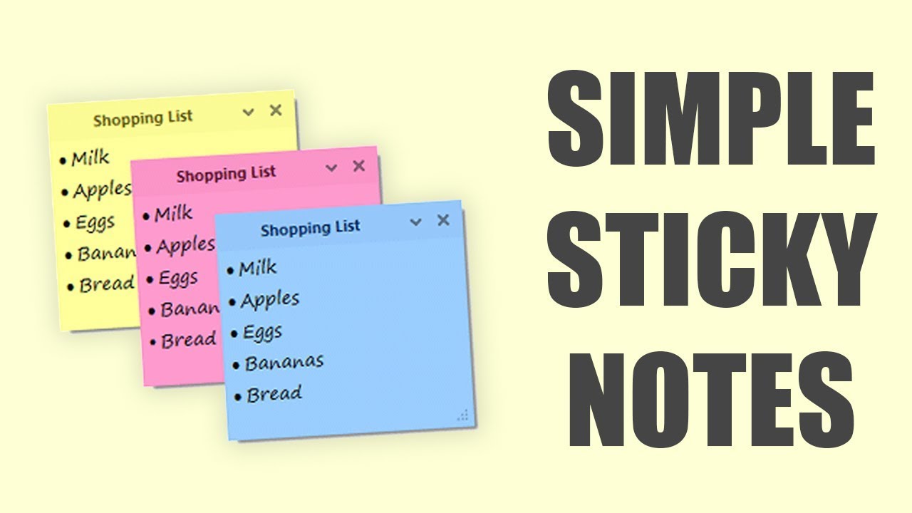 Detail Sticky Notes Download Nomer 9