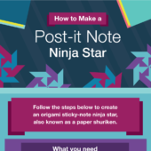 Detail Sticky Notes Ninja Star Nomer 42