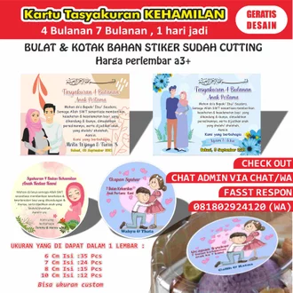 Detail Stiker 7 Bulanan Nomer 47