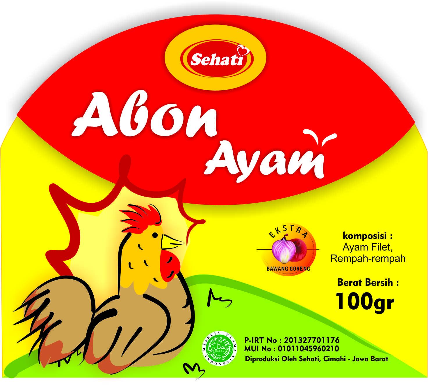 Detail Stiker Abon Ayam Nomer 2