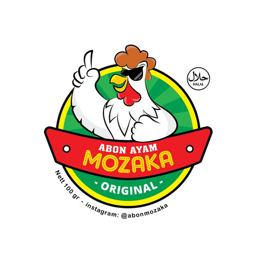 Detail Stiker Abon Ayam Nomer 12