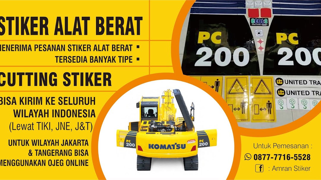 Detail Stiker Alat Berat Nomer 14