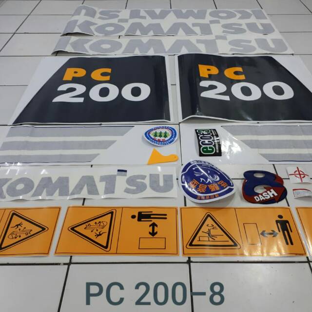 Detail Stiker Alat Berat Nomer 2