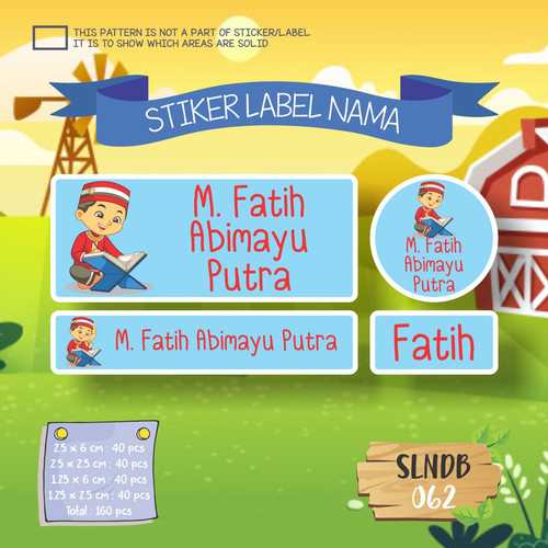 Detail Stiker Anak Muslim Nomer 41