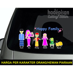Detail Stiker Ayah Ibu Anak Di Mobil Nomer 13