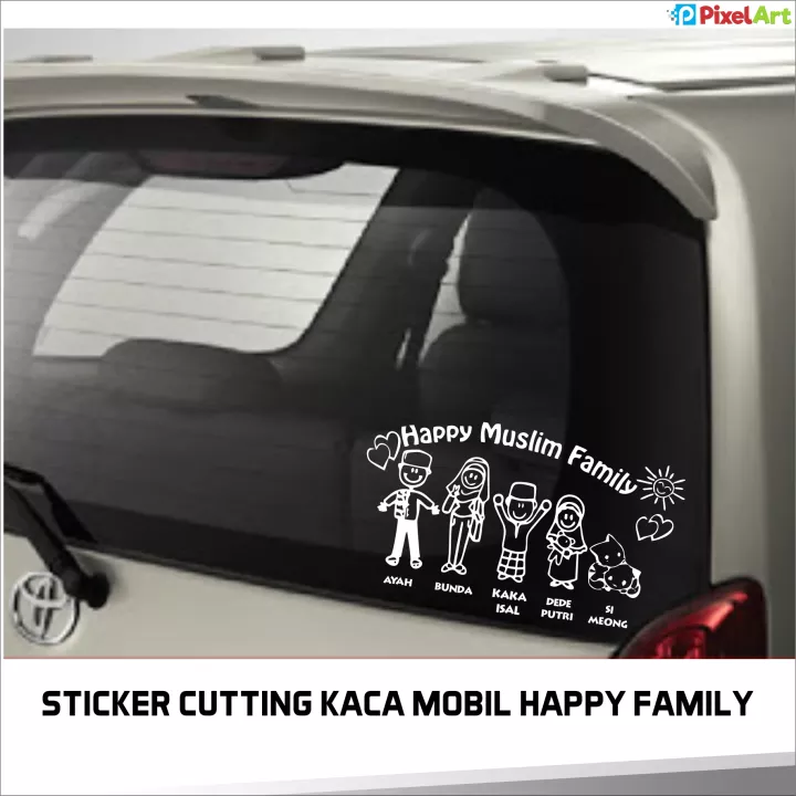 Detail Stiker Ayah Ibu Anak Di Mobil Nomer 35