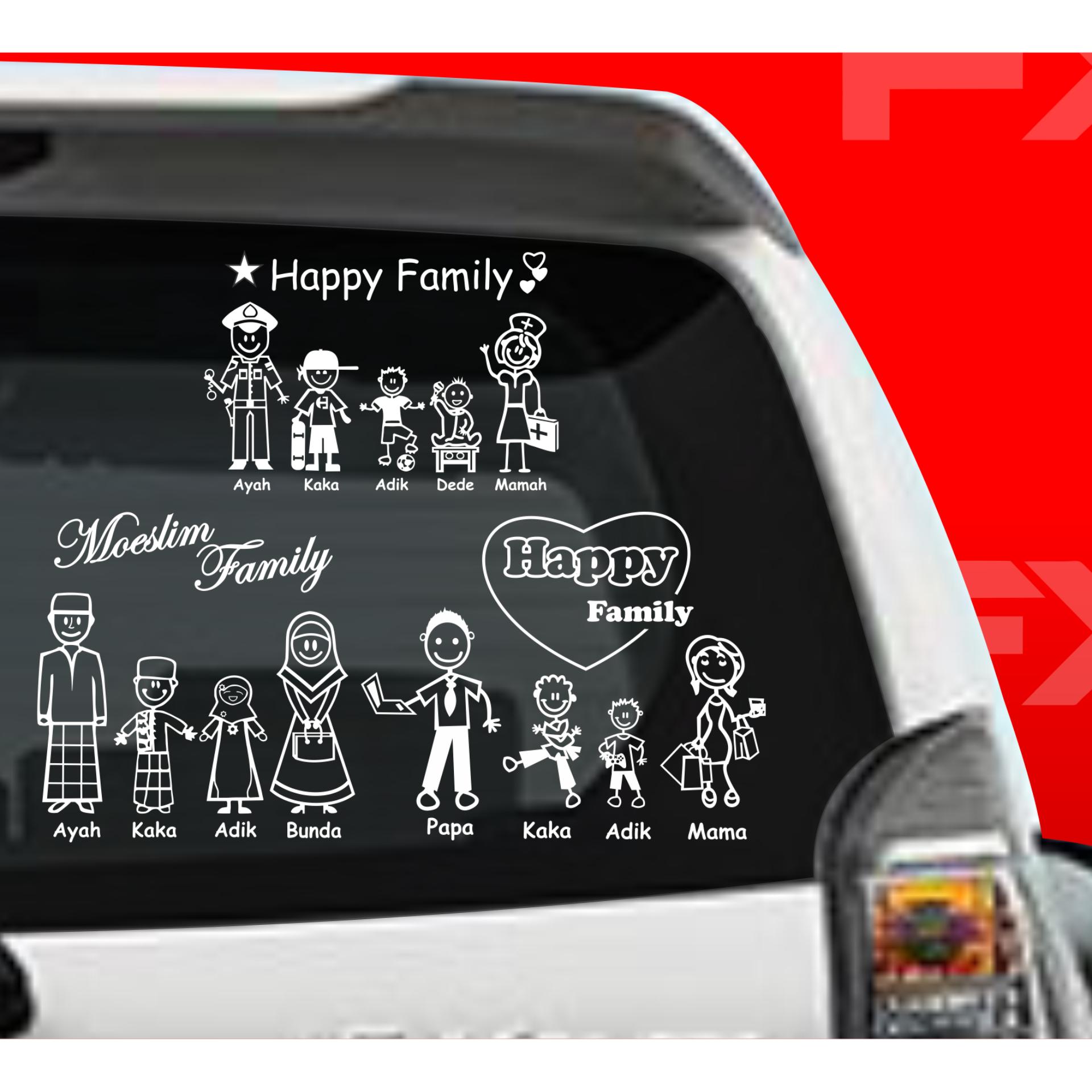 Detail Stiker Ayah Ibu Anak Di Mobil Nomer 46