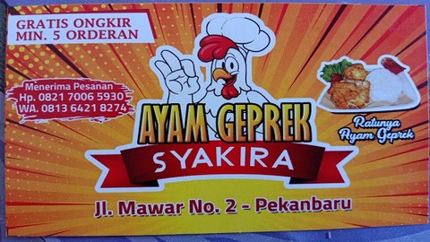 Detail Stiker Ayam Geprek Nomer 22