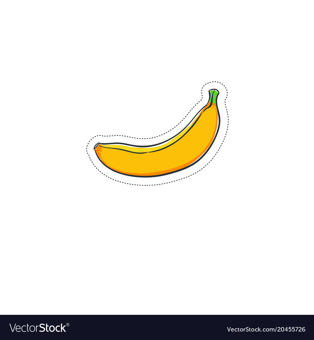 Detail Stiker Banana Nomer 2