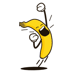 Detail Stiker Banana Nomer 11