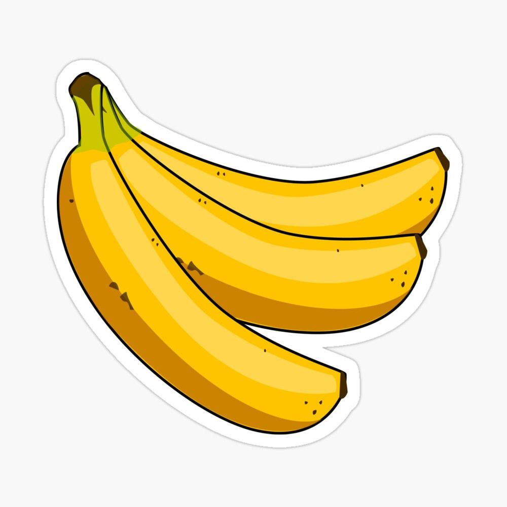 Detail Stiker Banana Nomer 3