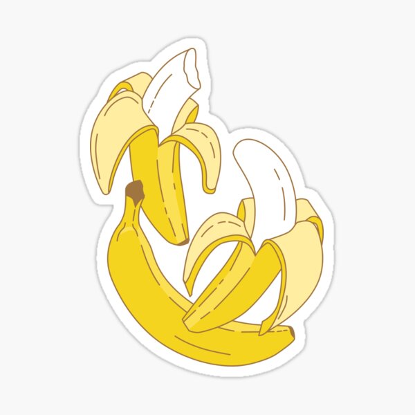 Detail Stiker Banana Roll Nomer 21