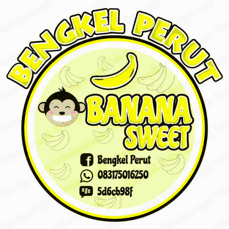 Detail Stiker Banana Roll Nomer 35