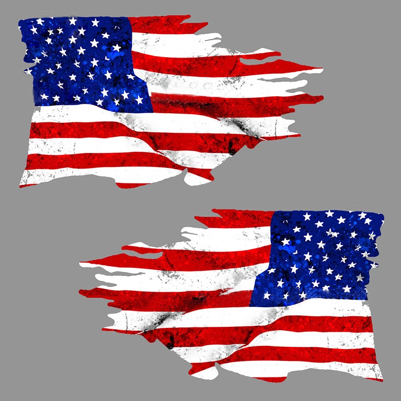 Stiker Bendera Amerika - KibrisPDR