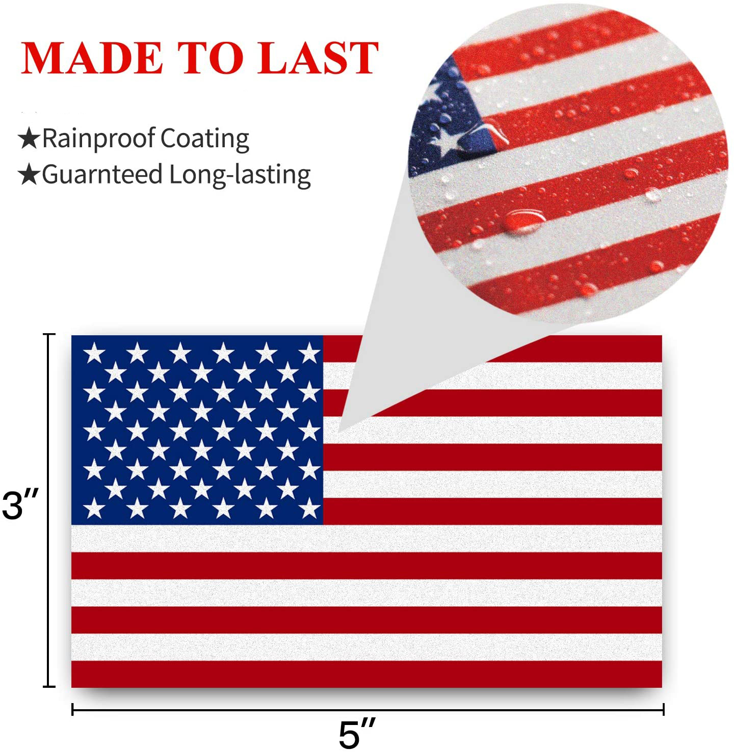 Detail Stiker Bendera Amerika Nomer 14